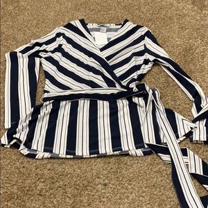 Stripped top brand new from H&M